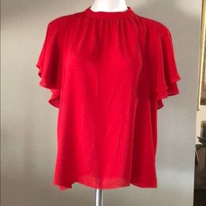 Jade cold shoulder blouse